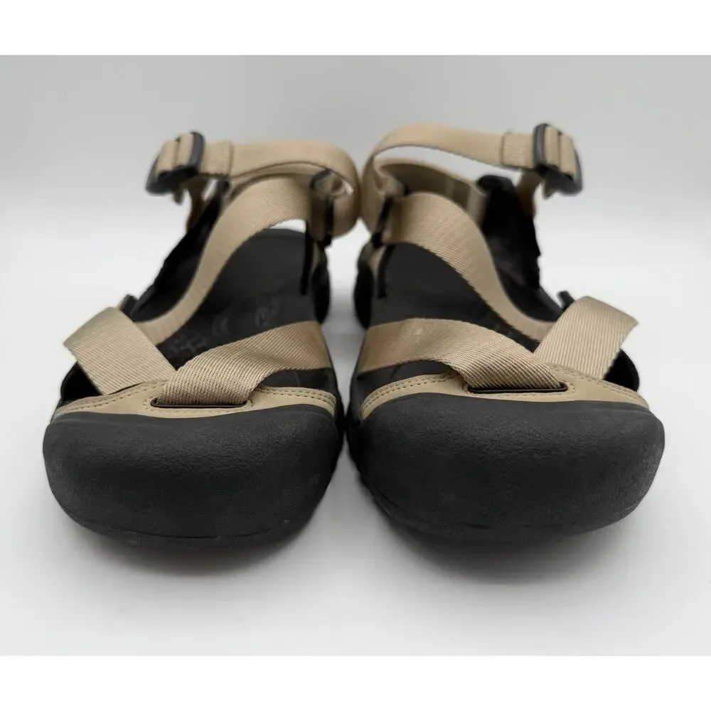 Keen Zerraport II Tan & Black Waterproof Sandal Men’s Size 9.5 Trail Hiking Lake